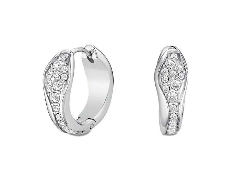 Rosefield Eleganti anelli in acciaio con pavé di cristalli JEPFS-J1227 donna