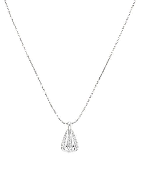 Rosefield Elegante collana in acciaio con cristalli pavé JNPSS-J1232 donna