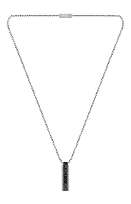 Hugo Boss Collana da uomo in acciaio con pendente Sakis 1580365 uomo