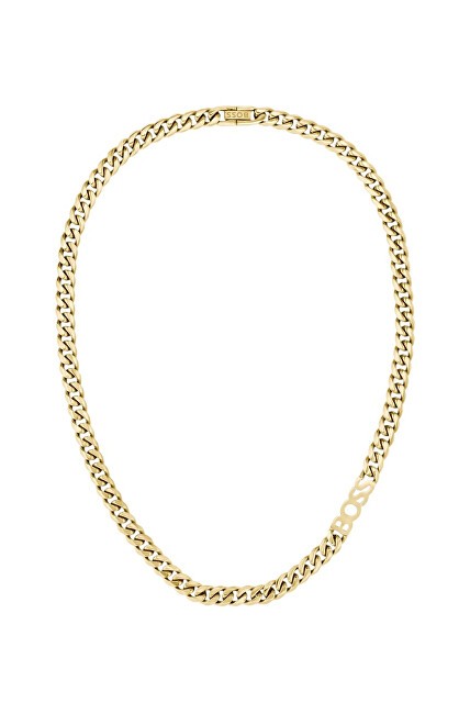 Hugo Boss Elegante collana da uomo placcata in oro Kassy 1580770 uomo
