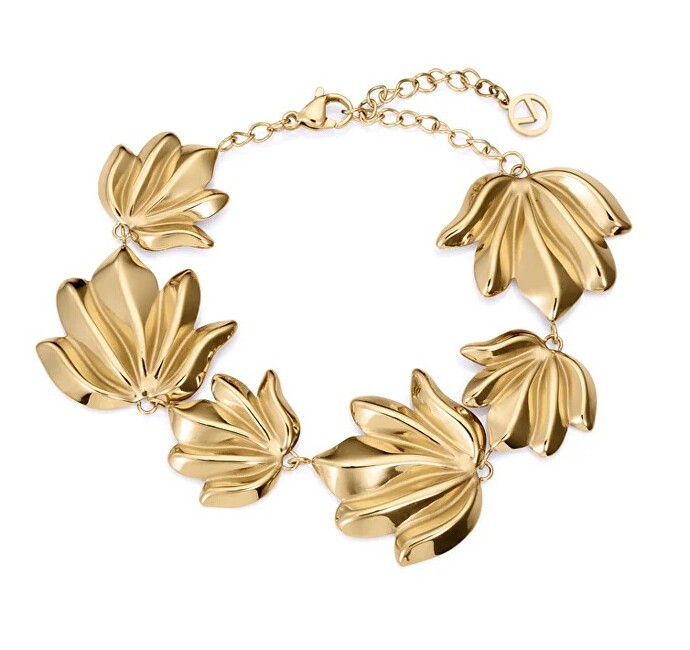 Viceroy Bracciale da donna placcato oro con foglie Chic 15158P01012 donna
