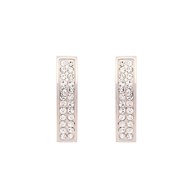 Oliver Weber Orecchini scintillanti in acciaio con cristalli Brava Lumiere 23227 donna