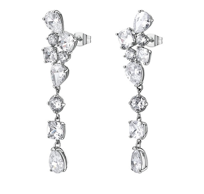 Brosway Lussuosi orecchini pendenti con zirconi cubici trasparenti Dreaming BIG24 donna