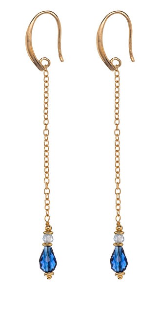Alisia Orecchini lunghi placcati in oro con zirconi e cristalli AL5226.01.000 donna