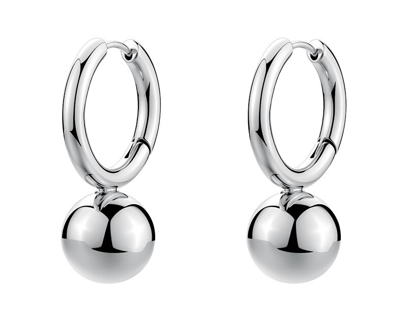 Brosway Orecchini a cerchio moderni in acciaio Perfect BPC64 donna