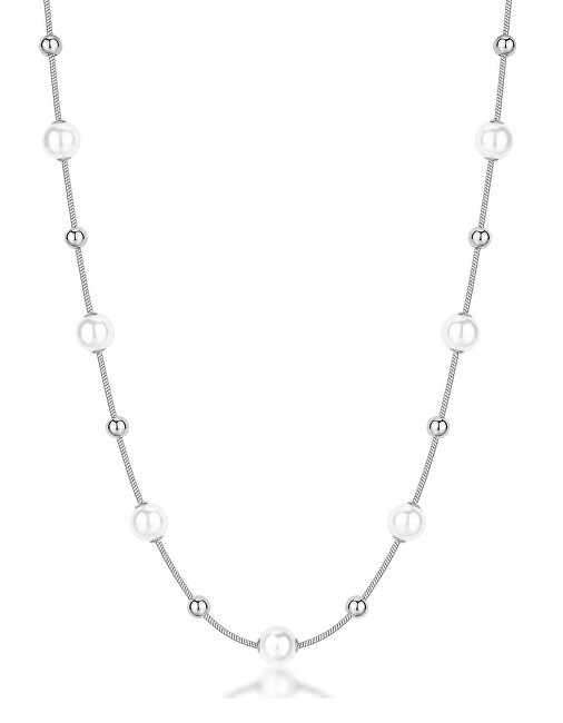 Brosway Collana in acciaio abbinata con perline Perfect BPC48 donna