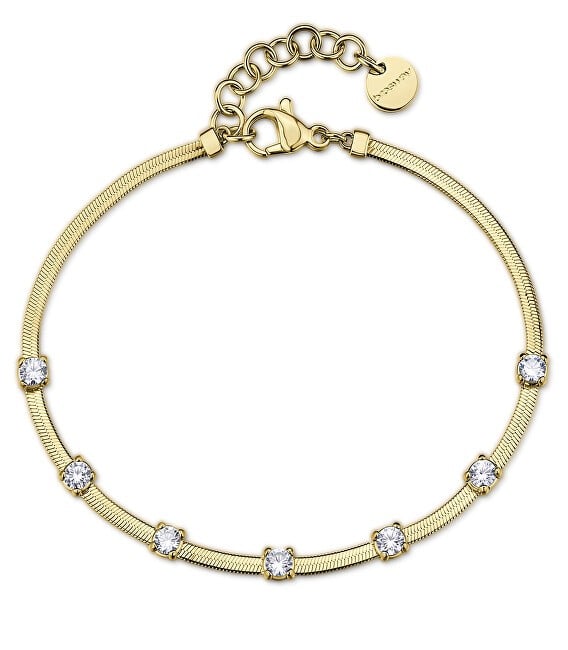 Brosway Bracciale Hadek placcato oro con zirconi trasparenti Dreaming BIG15 donna