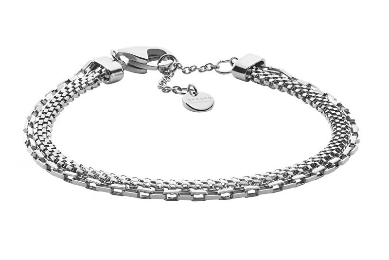 Skagen Bracciale doppio in acciaio da uomo Tov Mesh SKJM0235040 uomo