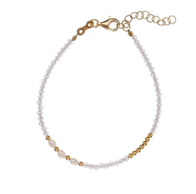 Alisia Bracciale scintillante con zirconi e perle AL4813.01.000 donna