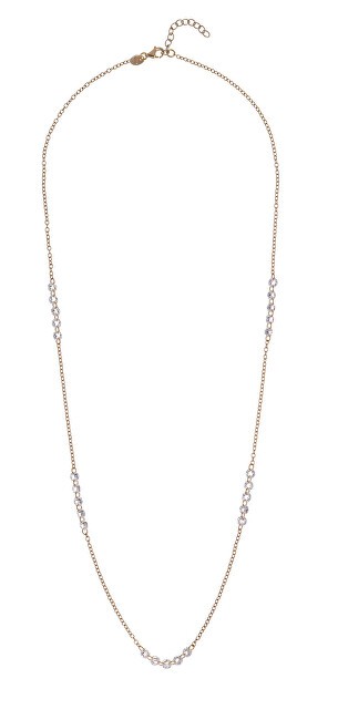 Alisia Collana placcata in oro con zirconi trasparenti AL5056.01.000 donna