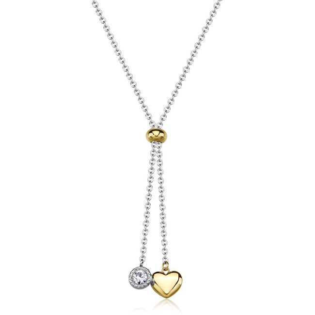 S'Agapõ Collana bicolore con chiusura scorrevole Aurora SAR60 donna