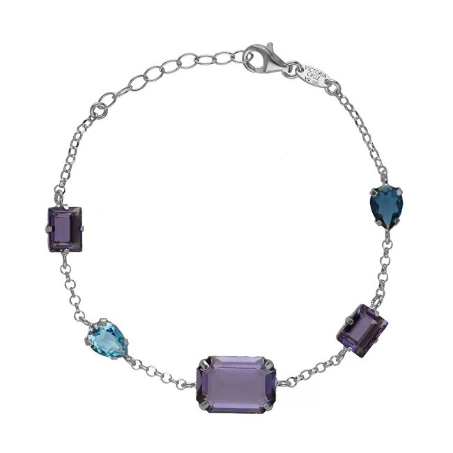 Victoria Cruz Bracciale da donna in argento con cristalli Balance A4714-12HP donna