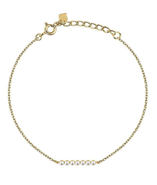 La Petite Story Elegante bracciale placcato oro con perle sintetiche Argento LPS05AWV89 donna