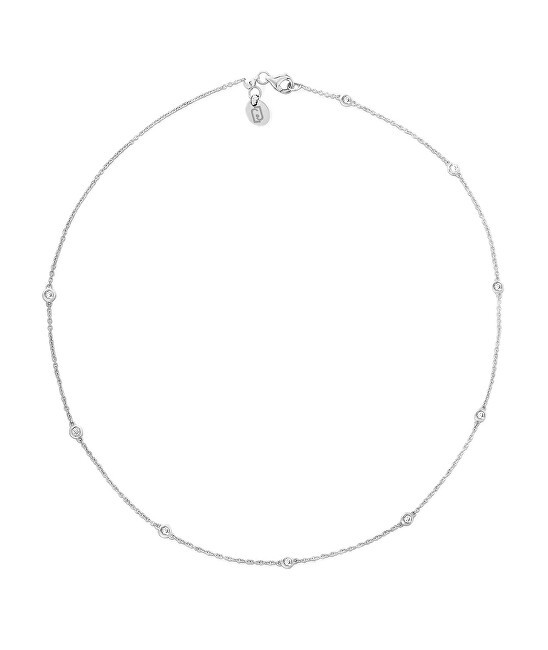 Liu Jo Delicata collana in acciaio con zirconi LJ2469 donna
