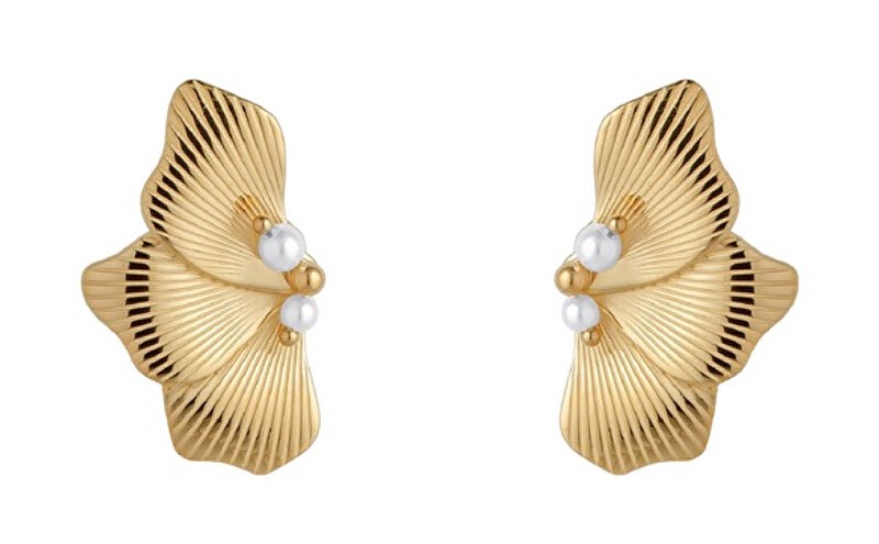 Liu Jo Orecchini unici placcati in oro con perle sintetiche LJ3079 donna