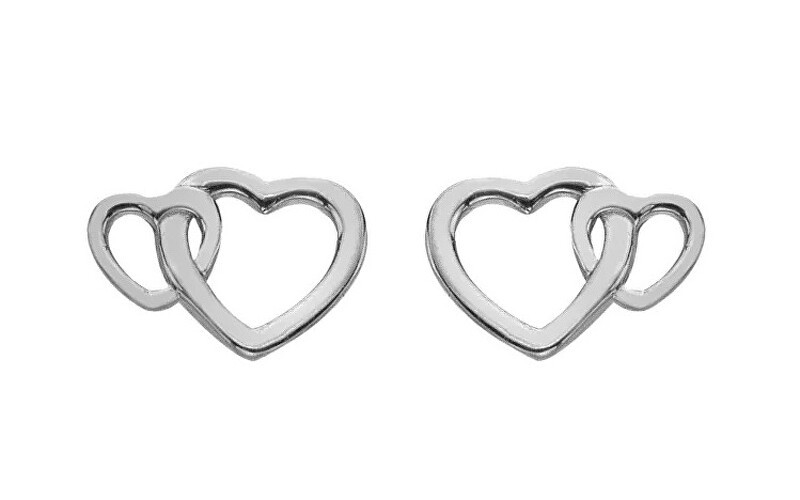 Hot Diamonds Orecchini a cuore in argento Silver Whisper SWE006 donna
