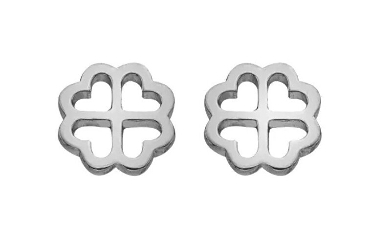 Hot Diamonds Orecchini in argento Quadrifoglio Silver Whisper SWE010 donna