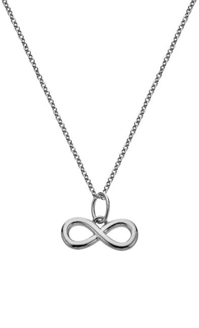 Hot Diamonds Collana Infinity in argento Silver Whisper SWP007 catena, ciondolo donna