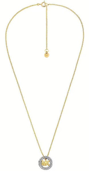 Michael Kors Collana da donna placcata in oro con zirconi cubici Premium MKJ8546931 donna