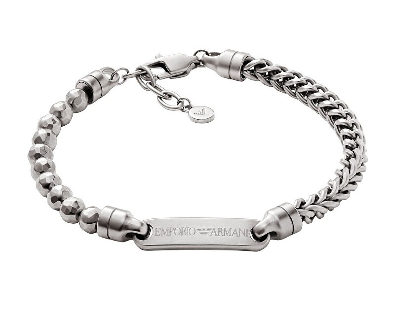 Emporio Armani Bracciale da uomo moderno in acciaio EGS3181040 uomo