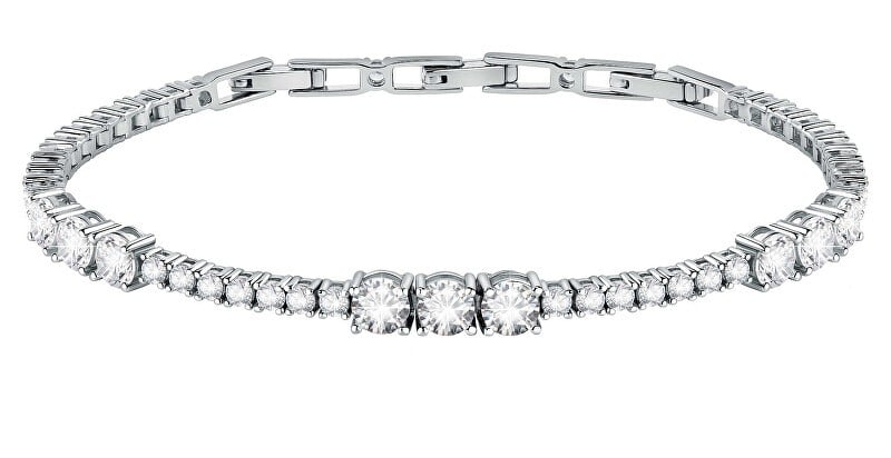 Morellato Bracciale scintillante con zirconi cubici trasparenti Scintille SAQF12 donna