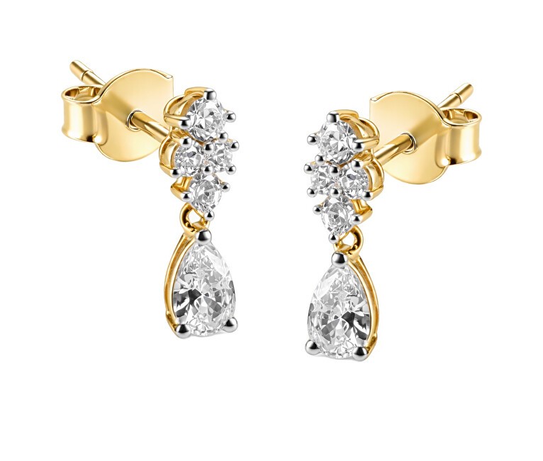 Guess Orecchini pendenti Jardin placcati in oro JSBE04492JWYGT/U donna