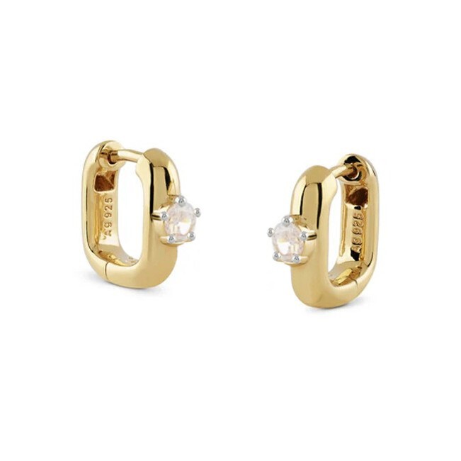 Guess Orecchini placcati in oro con cristalli Nuances JSBE04552JWYGT/U donna