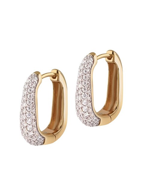 Guess Orecchini placcati in oro con cristalli Nuances JSBE04499JWYGT/U donna