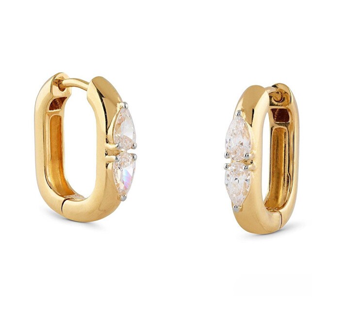Guess Orecchini placcati in oro con zirconi Nuances JSBE04515JWYGT/U donna