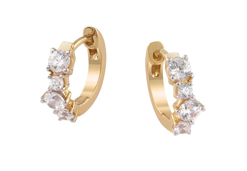 Guess Anelli placcati in oro con zirconi Jardin JSBE04462JWYGT/U donna