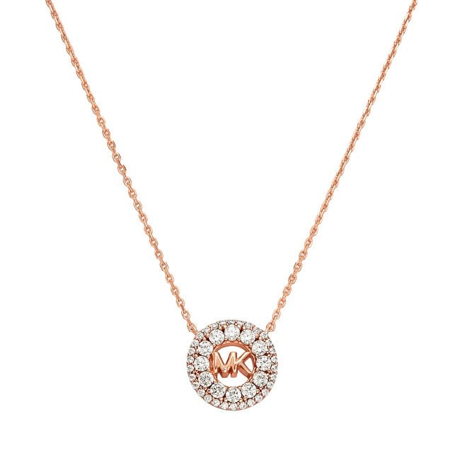 Michael Kors Collana placcata in oro con zirconi cubici MKC1826791 donna