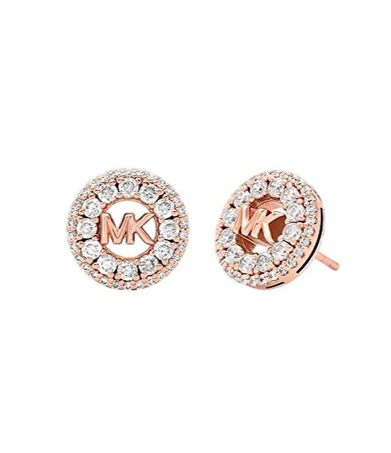 Michael Kors Orecchini placcati in oro con zirconi cubici MKC1827791 donna