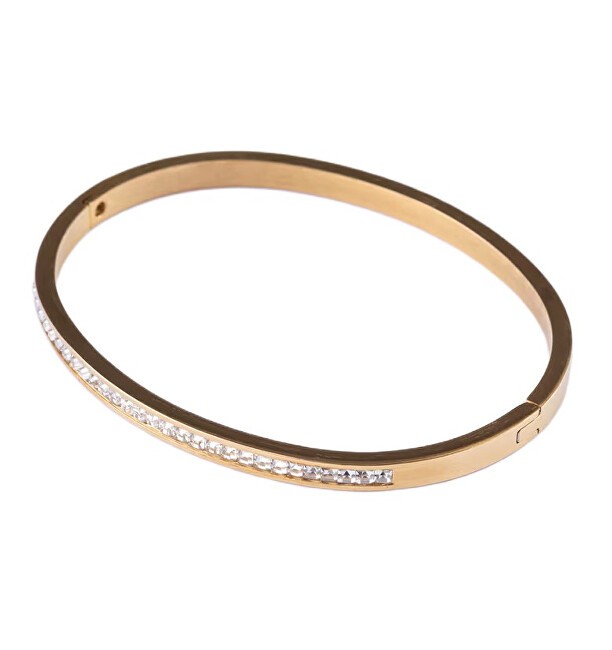 Emily Westwood Bracciale massiccio placcato oro con cristalli Kaelisse EWB250385G donna