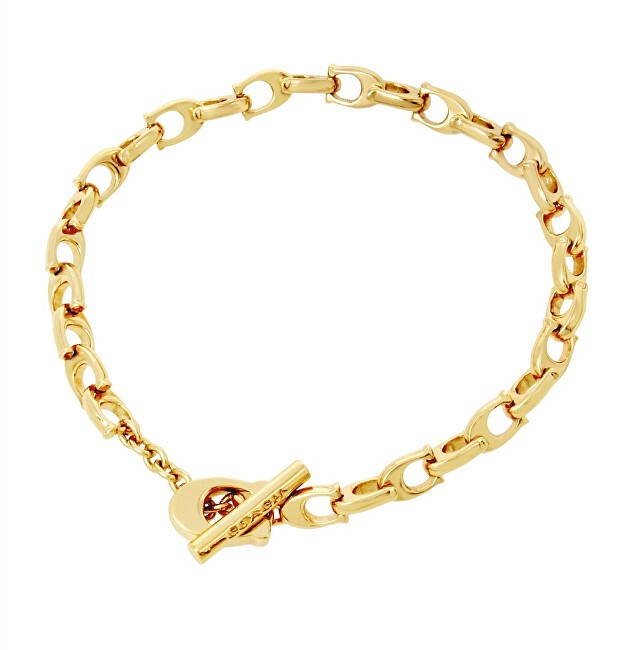 Coach Bracciale da donna placcato oro, modello alla moda 37376745GLD710 donna