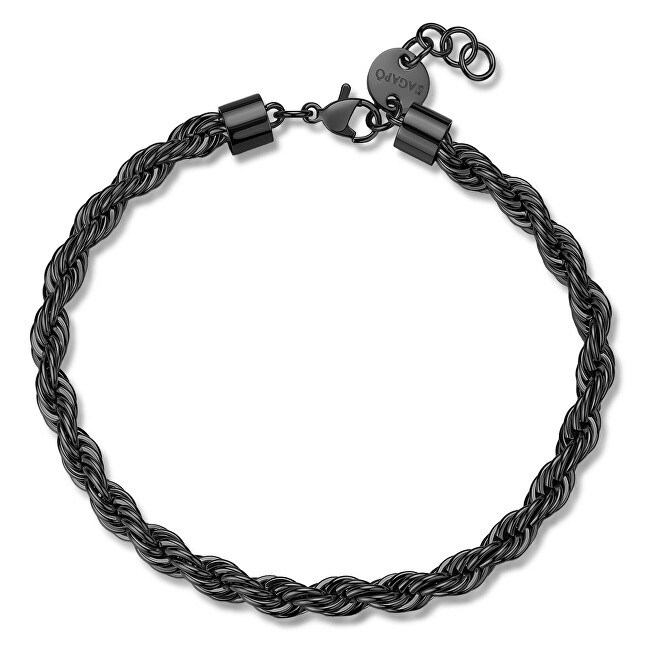 S'Agapõ Bracciale in acciaio nero Valis Ripple SRP94 donna