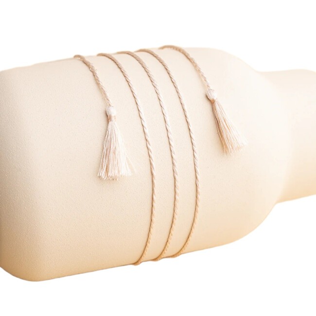 MUMMY BELL Cordoncino di seta rosa antico, 130 cm donna