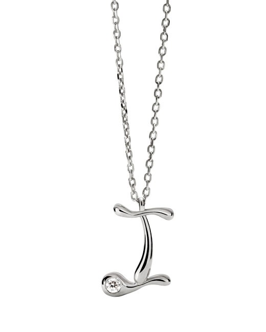 PDPAOLA Collana in argento con iniziale "I" CO02-B82-U catena, ciondolo donna
