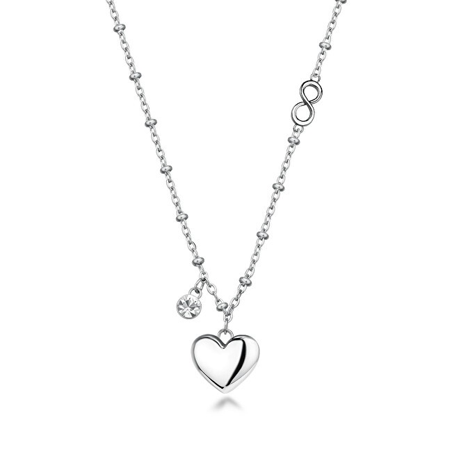Brosway Collana da donna in acciaio con cuore e chakra dell'infinito BHKLE03 donna