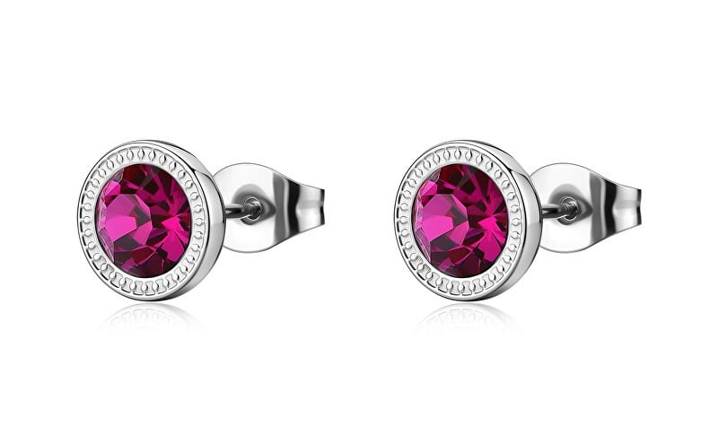 S'Agapõ Luci Lucky Light SKT69 con inserti in acciaio e cristallo fucsia. donna