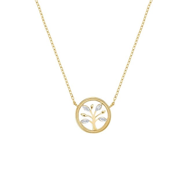 Rosefield Collana placcata in oro con cristalli Albero della Vita JNLNG-J1319 donna