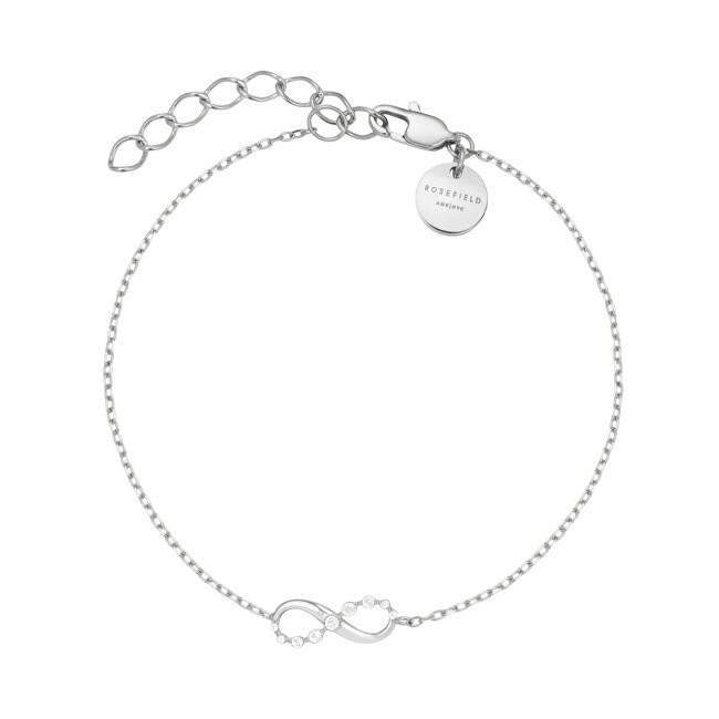 Rosefield Bracciale in acciaio coordinato con cristalli Infinity JBIBS-J1330 donna