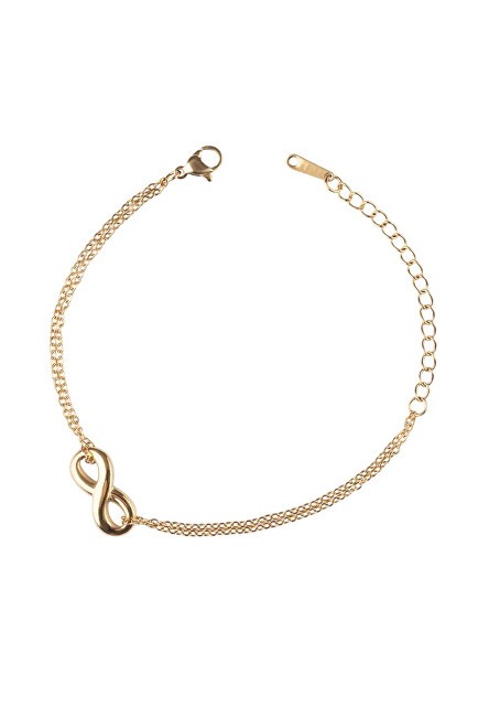 Emily Westwood Delicato bracciale Infinity placcato oro EWB250375G donna