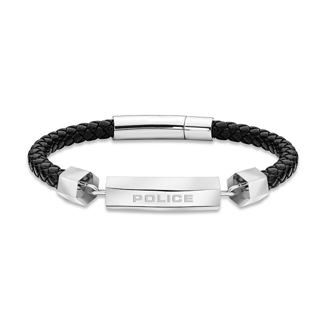Police Elegante bracciale in pelle con fibbia PEAGB2119634 uomo