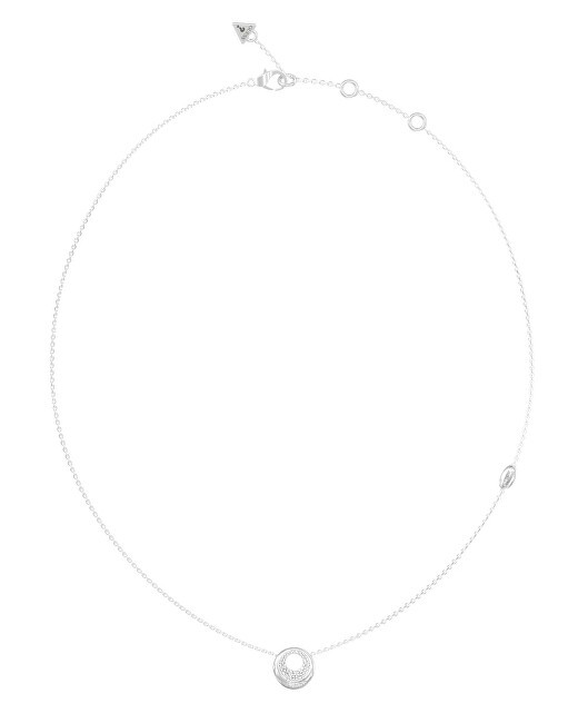 Guess Elegante collana in acciaio Moon Drops JUBN06245JWRHT/U donna