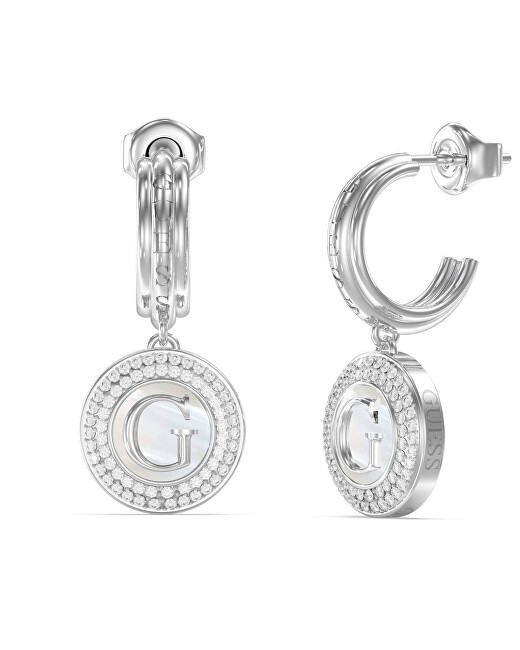 Guess Orecchini pendenti in acciaio G Talisman JUBE06210JWRHT/U donna