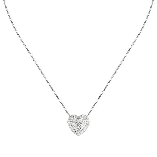 Morellato Collana da donna in argento con cuore e zirconi Nobile SAZK01 donna