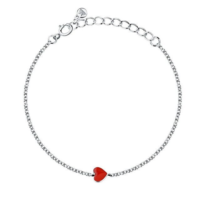 Morellato Braccialetto da bambino in argento con cuore rosso Dono SAZL09 donna