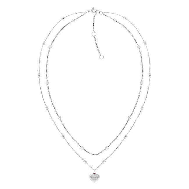 Tommy Hilfiger Collana doppia in acciaio a strati 2781009 donna