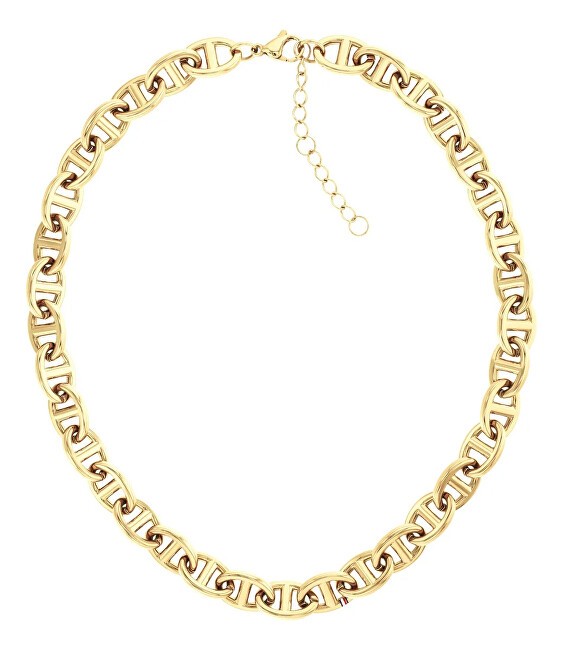 Tommy Hilfiger Incantevole collana placcata oro Marina 2781016 donna
