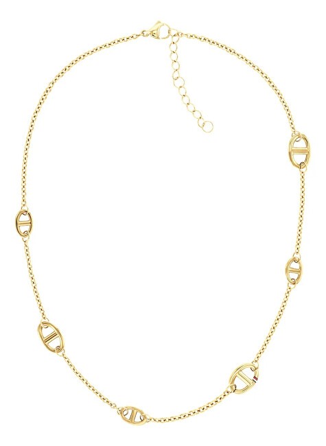 Tommy Hilfiger Collana coordinata placcata oro Marina 2781022 donna